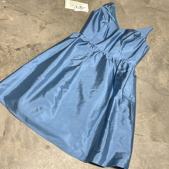 (French Blue) Alfred‎ Angelo Size 6 Women's Short Formal Dress / Vv-7 / NWT - Picture 3 of 8